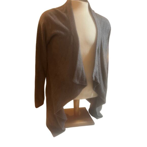 Barefoot Dreams Bamboo Chic Lite Cardigan Grey L/XL - Picture 2 of 7